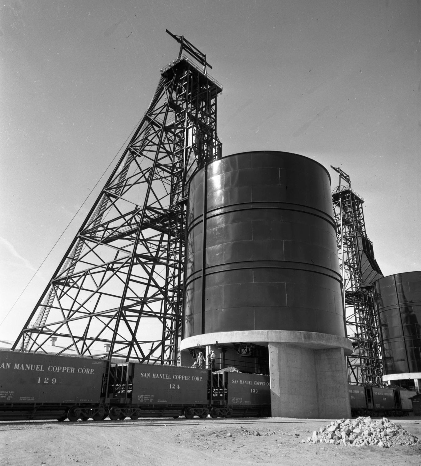 San Manuel copper mine and smelter